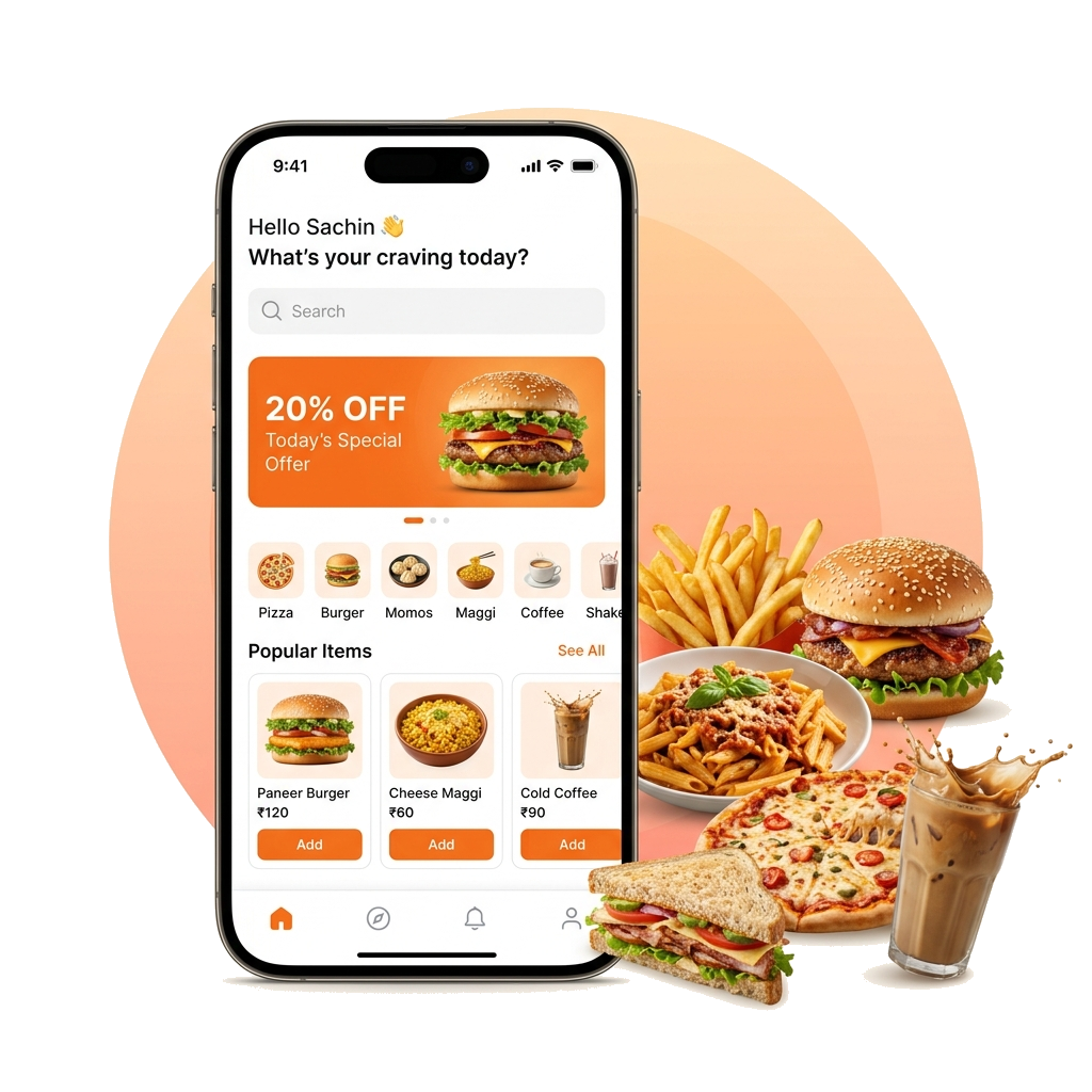 College Crave — Campus food ordering app